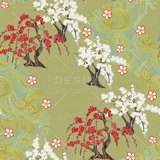 梅花印花华亿平台图片