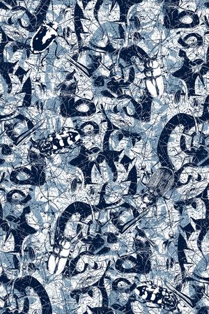 抽象纹理印花华亿平台图片