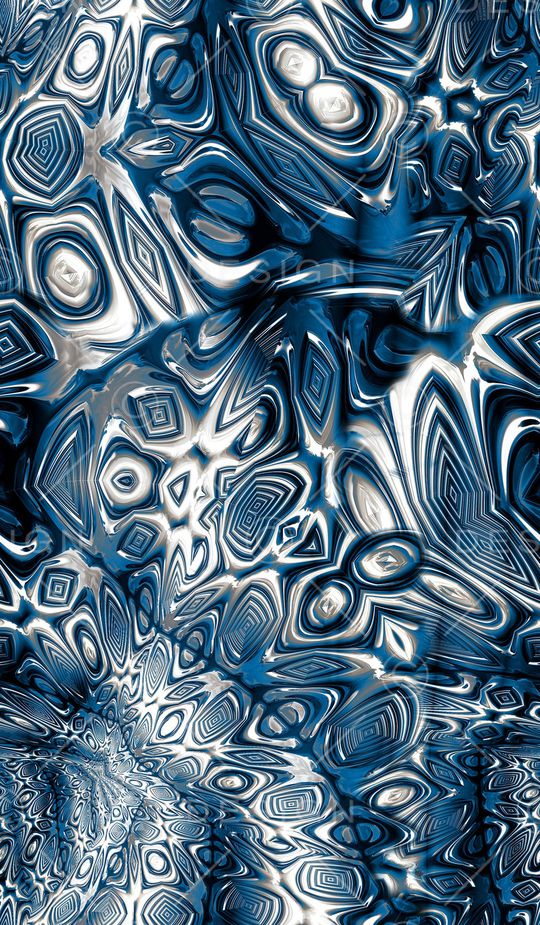 不规则几何印花华亿平台图片