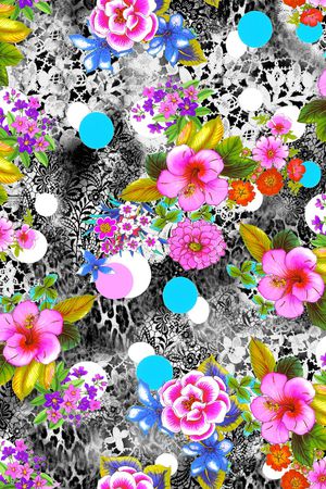 几何印花华亿平台图片