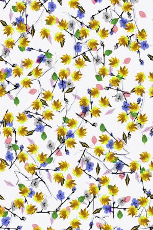 小碎花印花华亿平台图片