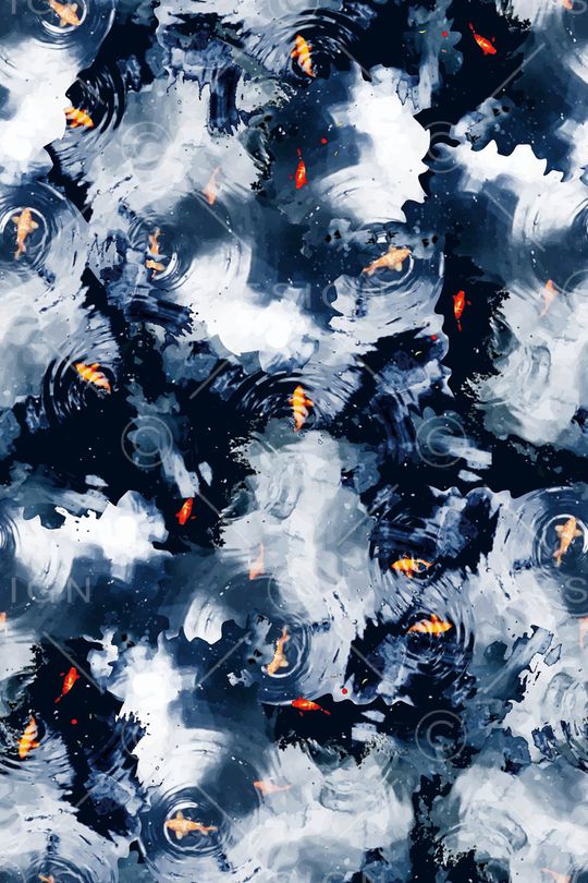 涟漪印花华亿平台图片