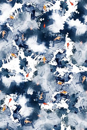 涟漪印花华亿平台图片