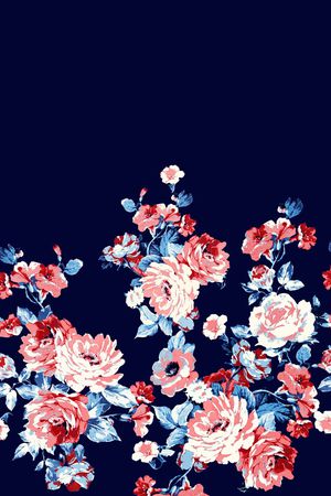 玫瑰印花华亿平台图片