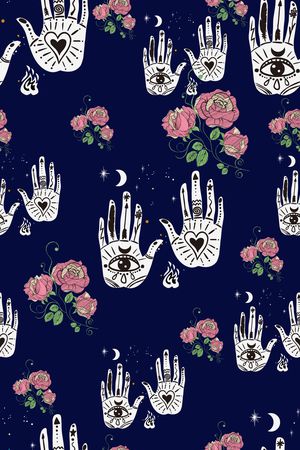 手绘艺术印花华亿平台图片