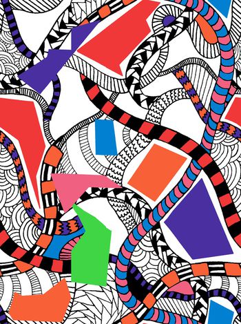 手绘印花华亿平台图片