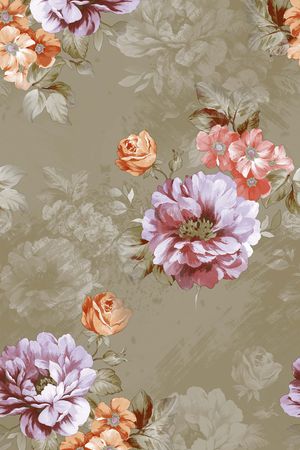 牡丹印花华亿平台图片