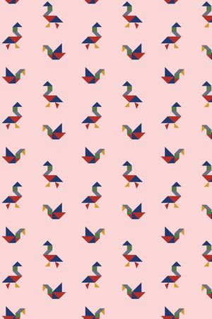 七巧板印花华亿平台图片