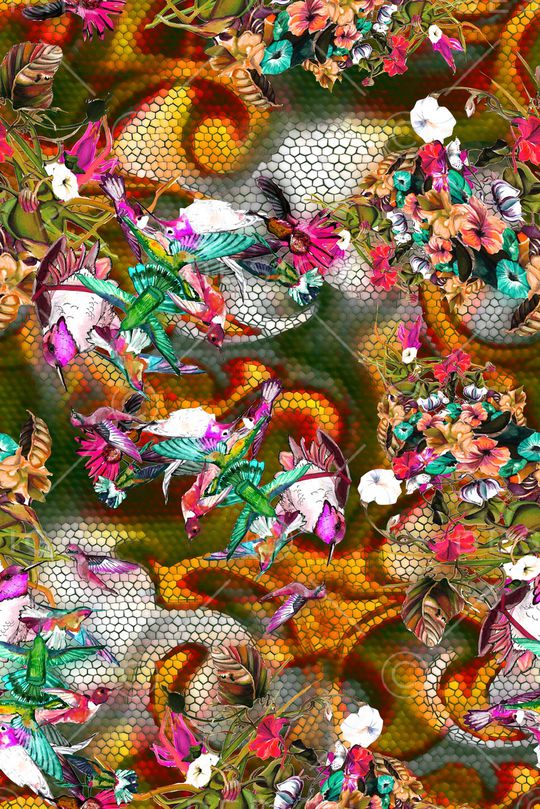 几何印花华亿平台图片