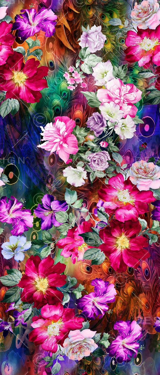 花朵印花华亿平台图片