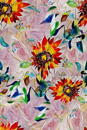 水彩印花华亿平台图片