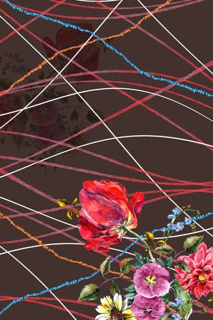 花朵印花华亿平台图片