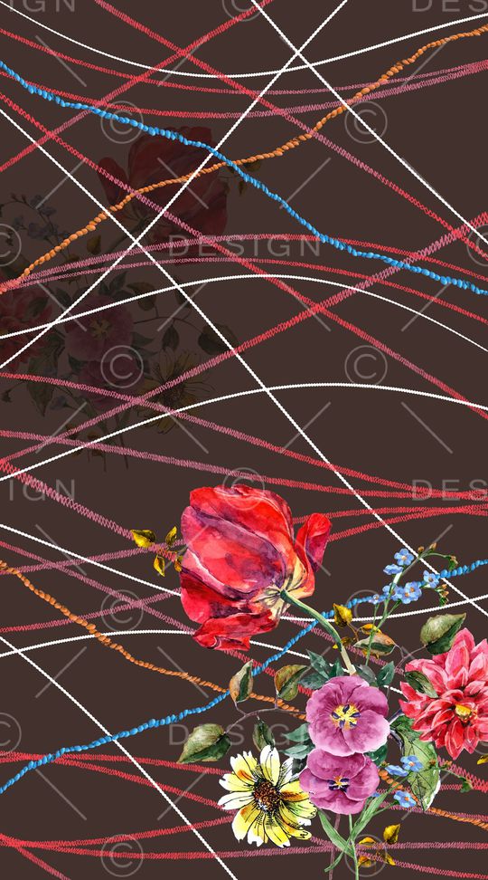 花朵印花华亿平台图片