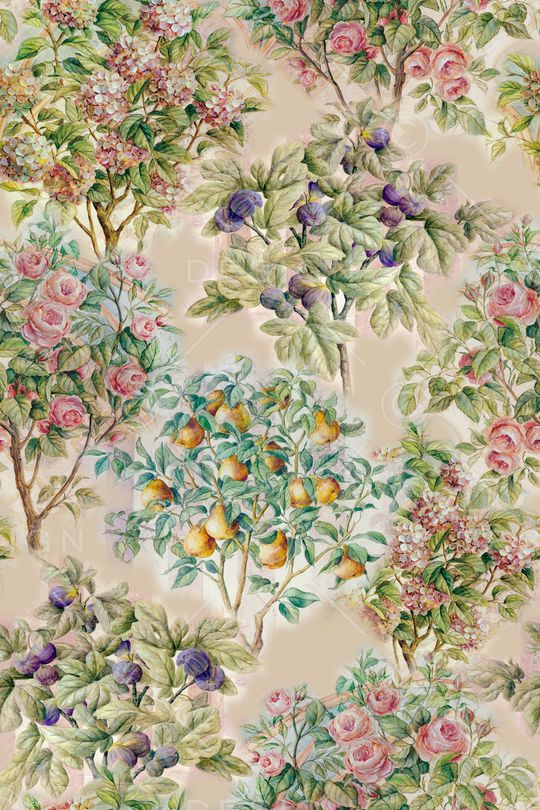 树枝印花华亿平台图片