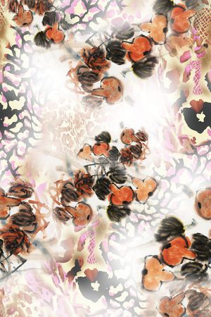 中国风印花华亿平台图片