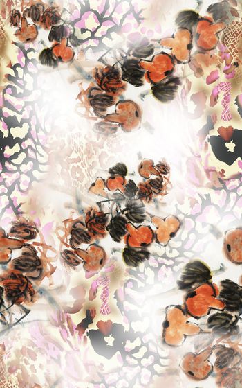 中国风印花华亿平台图片