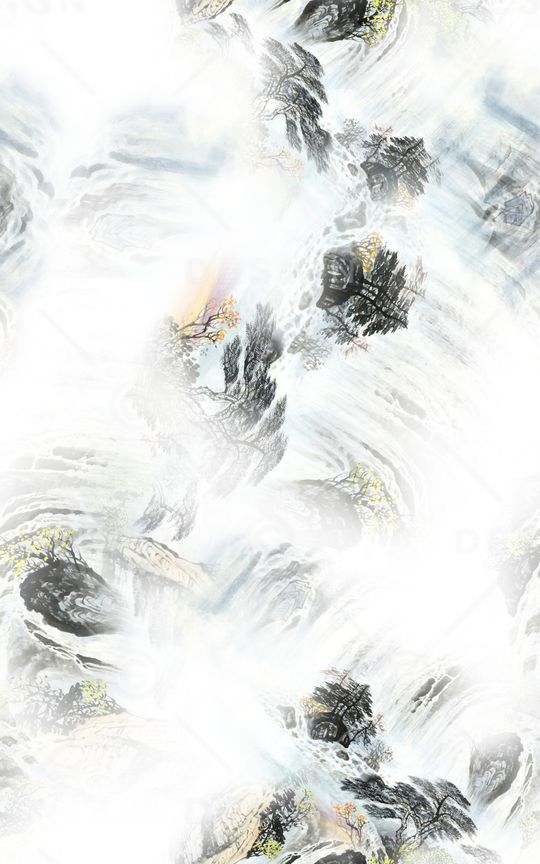 中国风印花华亿平台图片