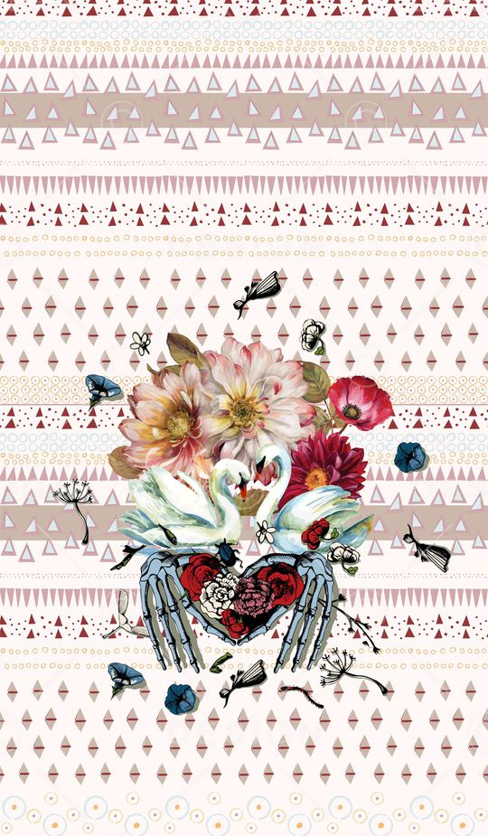 天鹅印花华亿平台图片