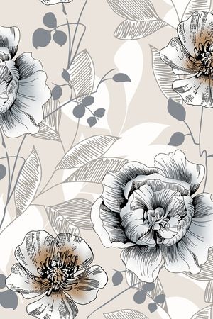 牡丹印花华亿平台图片