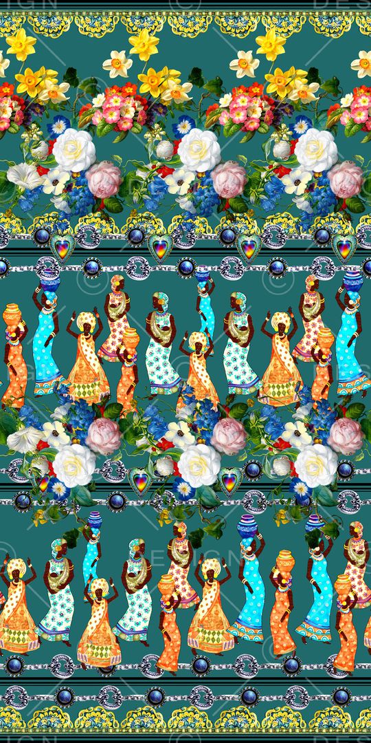 民族风印花华亿平台图片