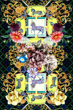 时尚印花华亿平台图片