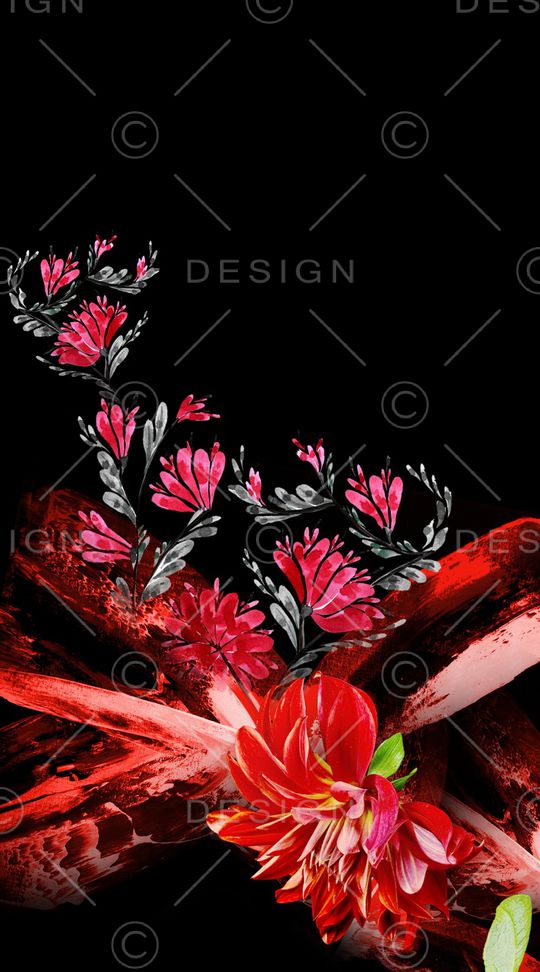 花朵印花华亿平台图片