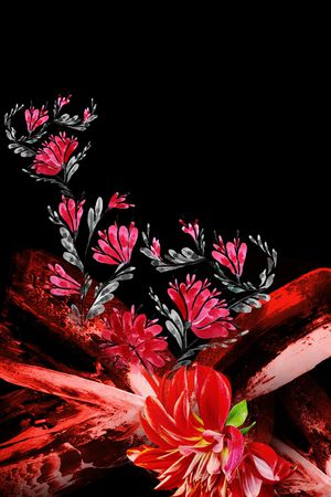 花朵印花华亿平台图片