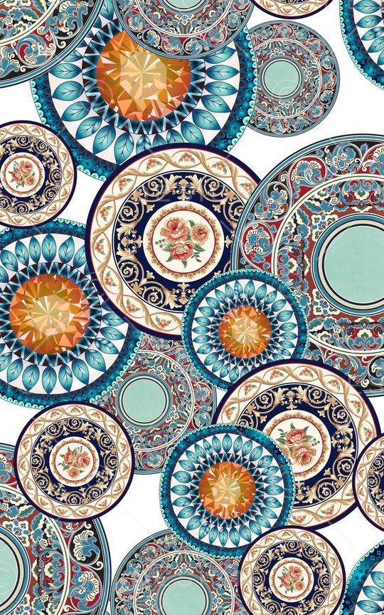 波西米亚印花华亿平台图片