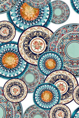 波西米亚印花华亿平台图片