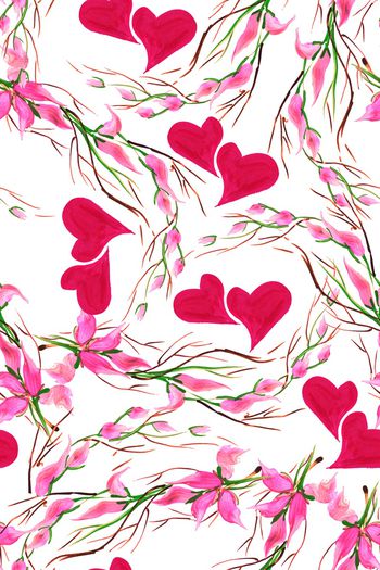 花朵印花华亿平台图片