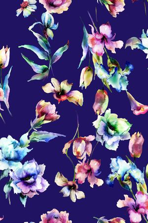 花朵印花华亿平台图片