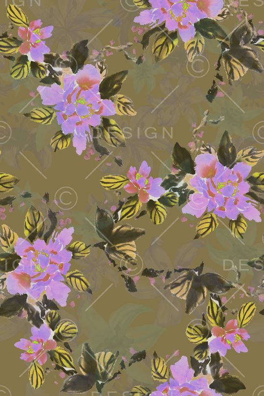 水墨印花华亿平台图片