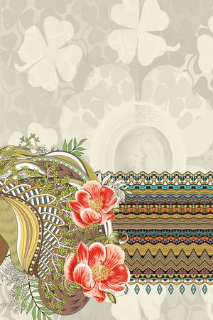 民族风印花华亿平台图片