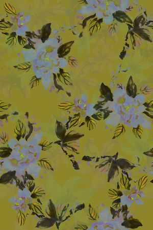 水墨印花华亿平台图片