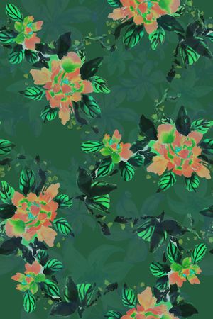 水墨印花华亿平台图片