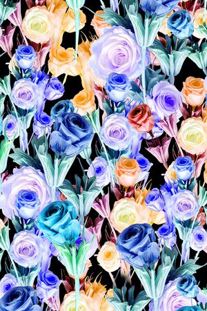 玫瑰印花华亿平台图片