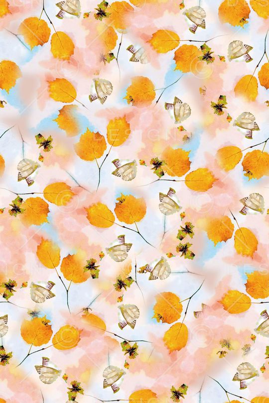 秋叶印花华亿平台图片