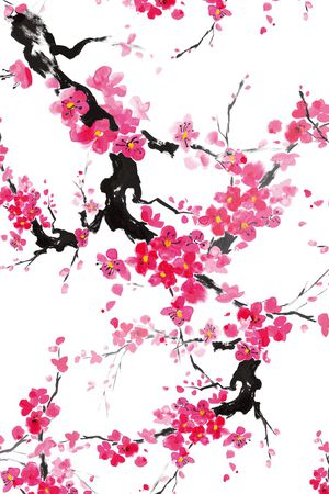 艺术花卉印花华亿平台图片