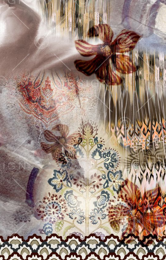 波西米亚印花华亿平台图片