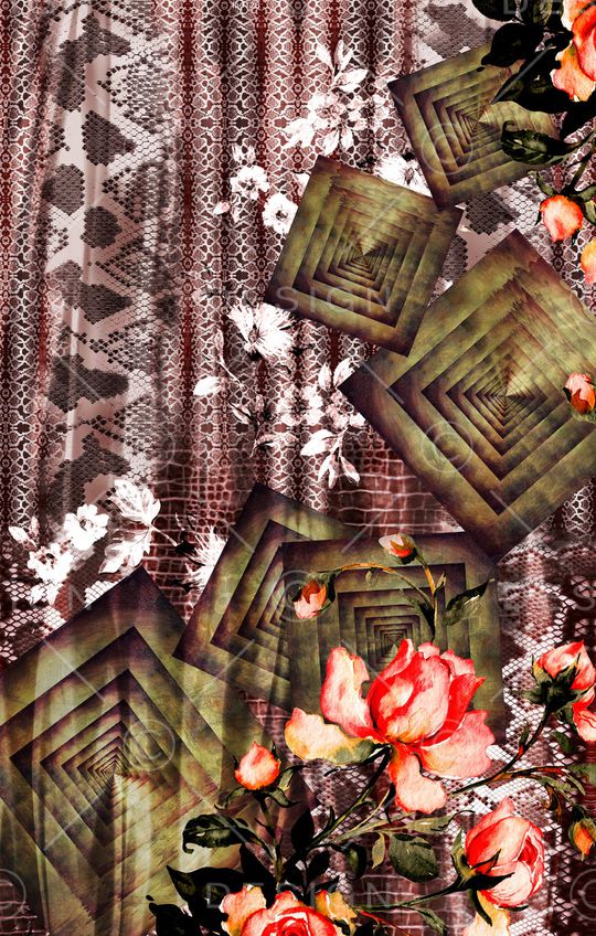 波西米亚印花华亿平台图片