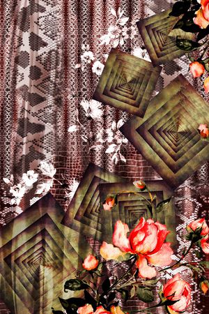 波西米亚印花华亿平台图片