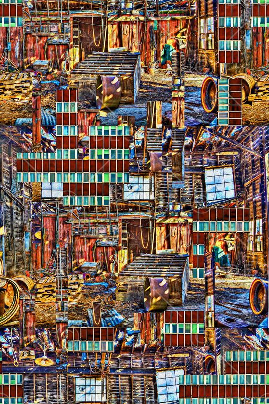 抽象印花华亿平台图片