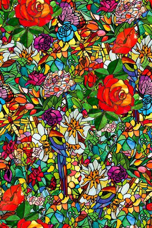 抽象印花华亿平台图片