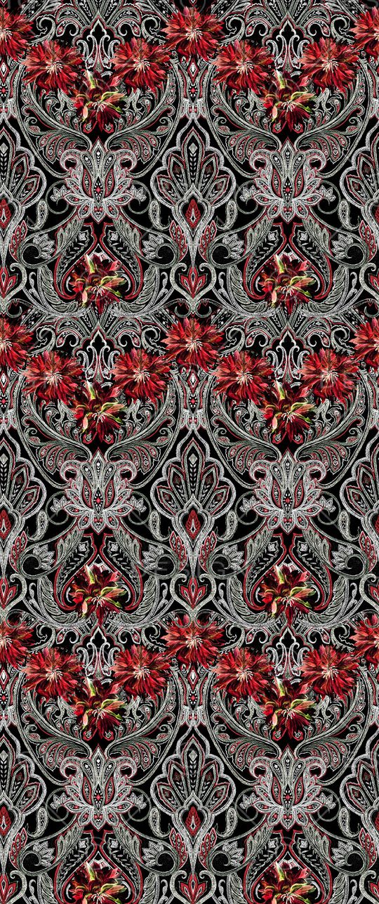 佩斯利印花华亿平台图片