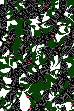 天鹅印花华亿平台图片