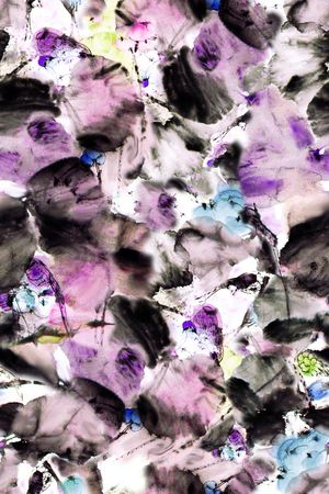 国画花印花华亿平台图片