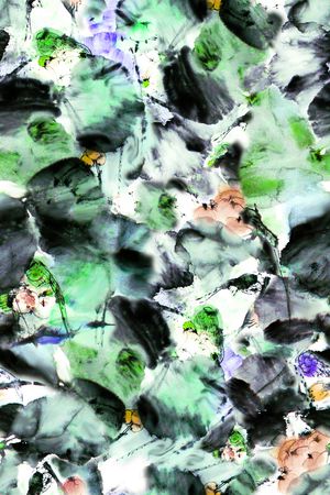 国画花印花华亿平台图片