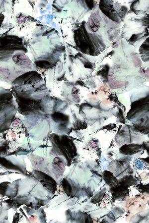 国画花印花华亿平台图片