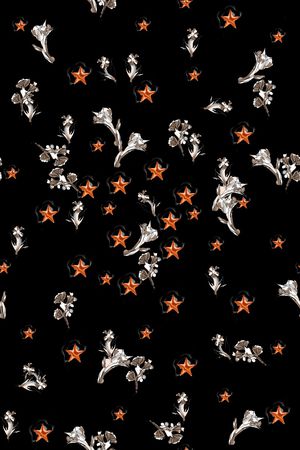 兰花印花华亿平台图片