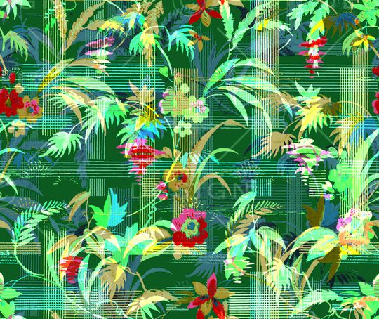 苏格兰格印花华亿平台图片